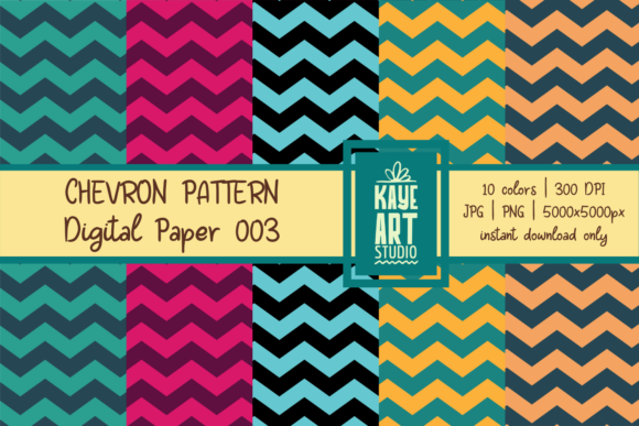 Chevron Digital Patterns 003