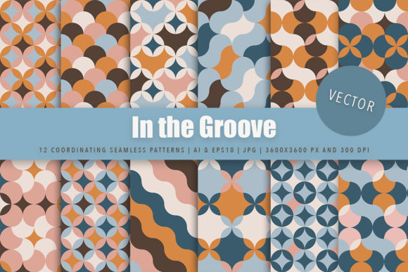 Explore the Versatility of In the Groove Seamless Patterns and Digital Papers