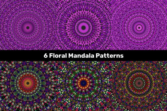 Exploring 6 Geometric Floral Mandala Patterns and Their Versatile Applications