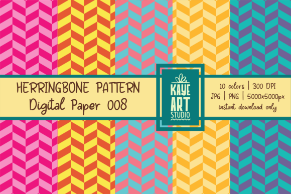 Herringbone Digital Patterns 008