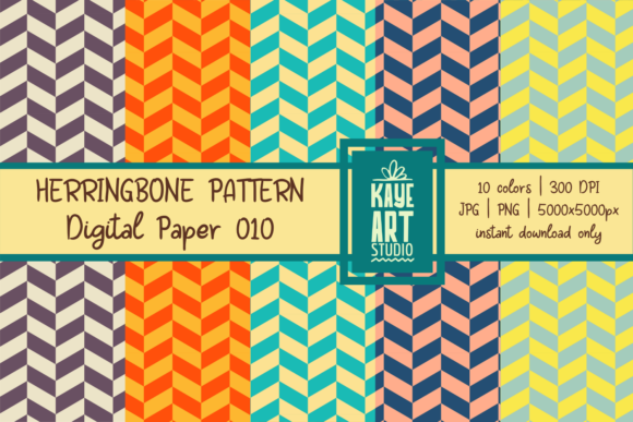 Herringbone Digital Patterns 010