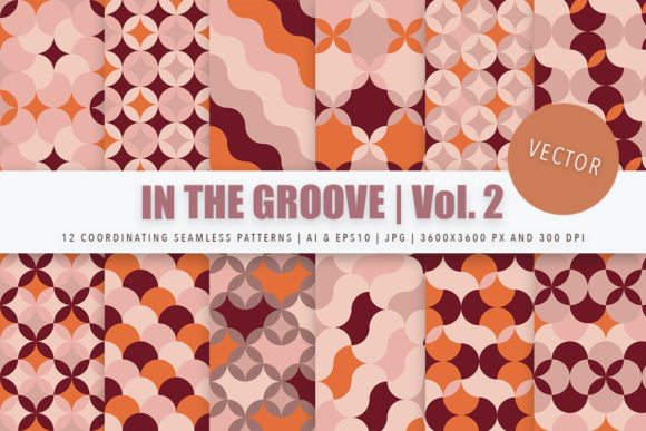 In the GROOVE VOL. 2 Seamless Patterns