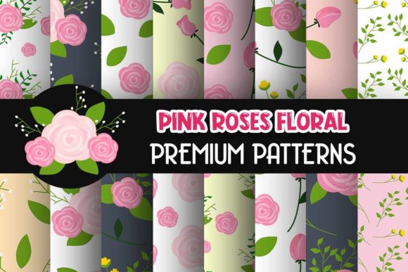 Pink Roses Floral Patterns: A Versatile Design Resource