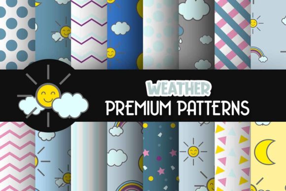 Weather Digital Papers Patterns: A Creative Resource for Every Project